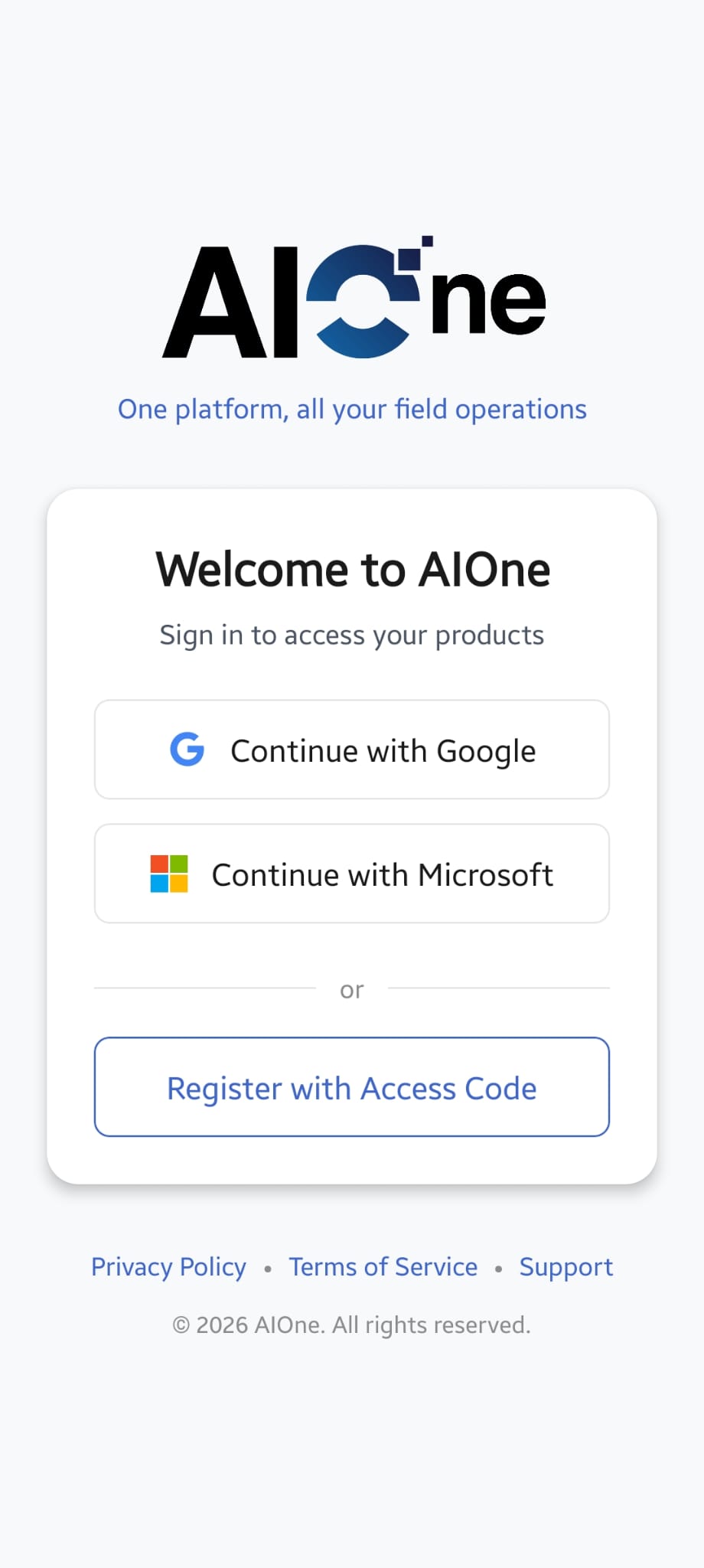 AiOne App Screenshot 1